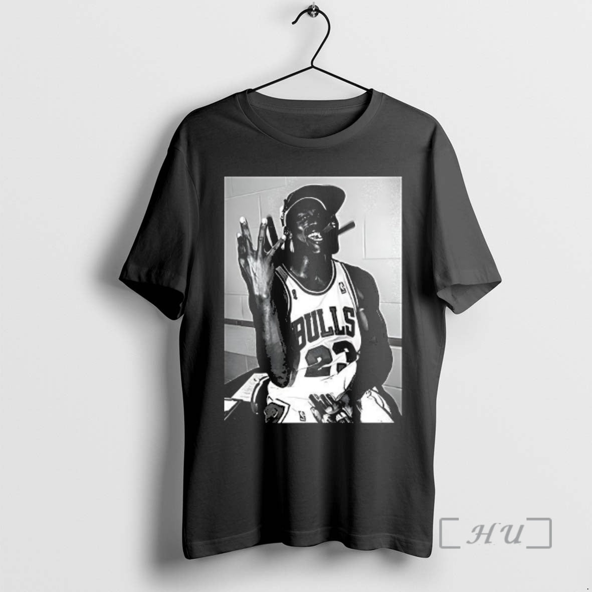 Officials Michael Chicago Bulls Basketball Cigar Smoke 4x Champions
