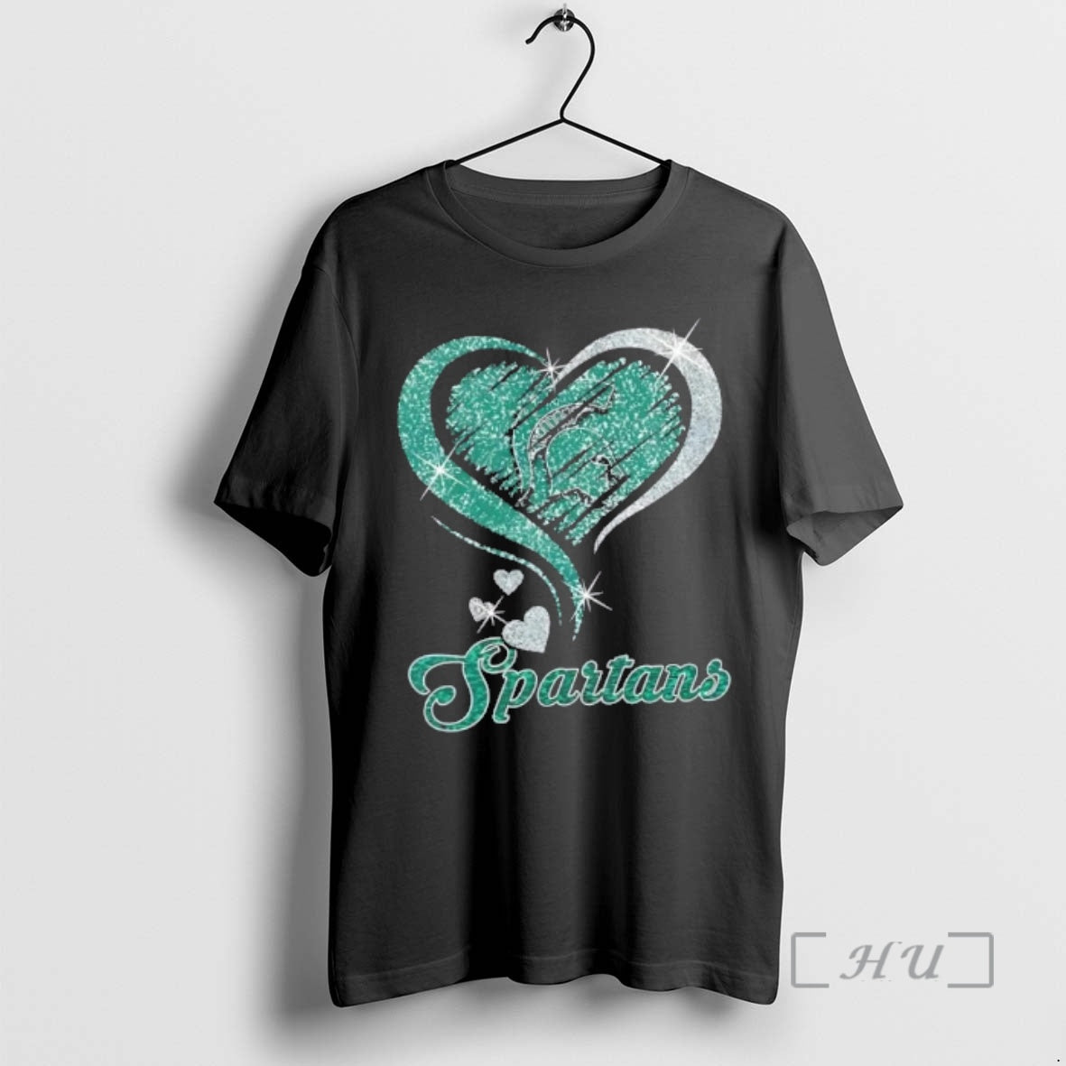 Officials Michigan State Spartans Football In Glitter Heart Fans