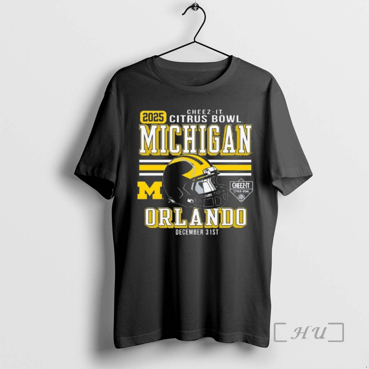 Officials Michigan Wolverines Football Cheez It Citrus Bowl 2025 Helmet