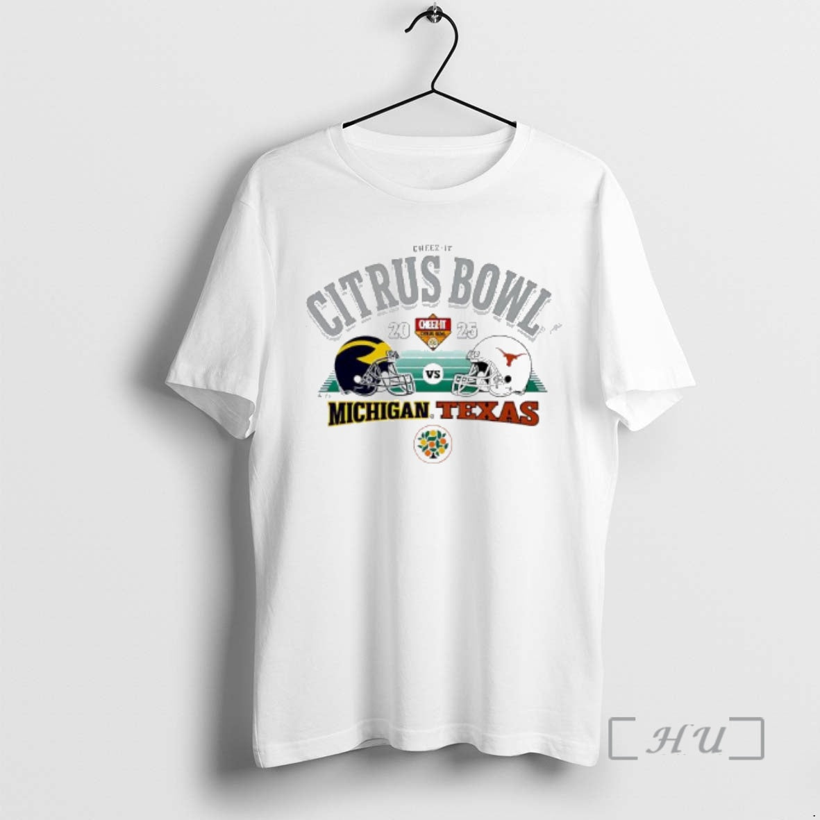 Officials Michigan Vs Texas Orlando 2025 Cheez It Citrus Bowl Game Premium T Shirts Sweater