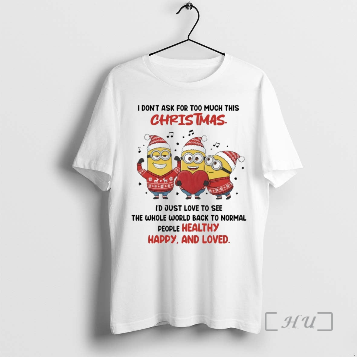 Officials Minion I Dont Ask For Too Much This Christmas Circle Premium T Shirts Sweater