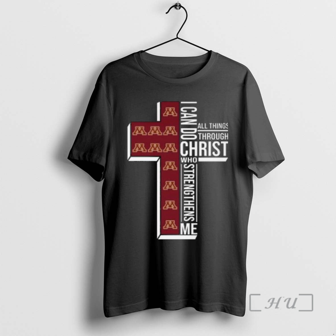 Officials Minnesota Golden Gophers I Can Do All Things Through Christ Who Strengthens Me Cross