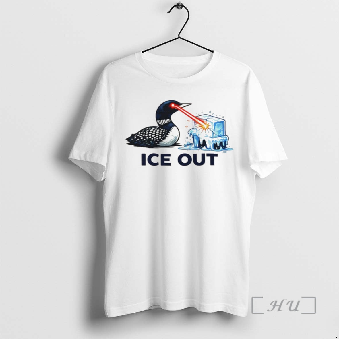 Officials Minnesota Laser Loon Ice Out