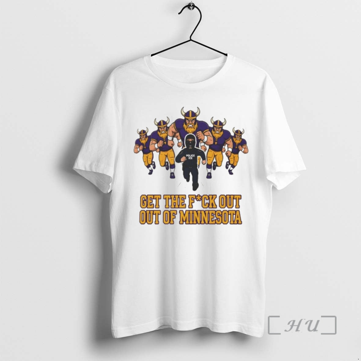 Officials Minnesota Vikings Ice Get The Fuck Out Of Minnesota Anti Ice Protest Premium