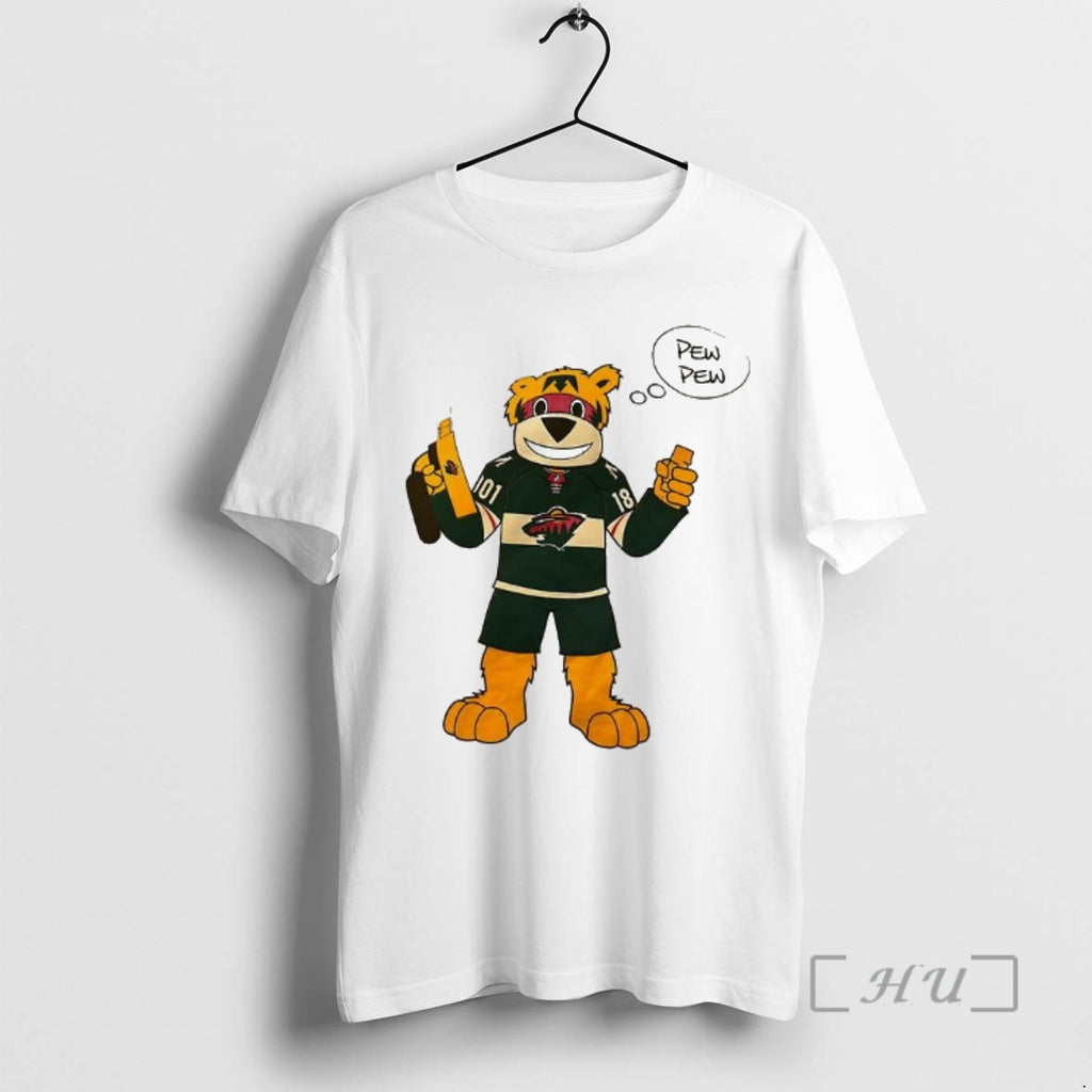 Officials Minnesota Wild Mascot Pew Pew