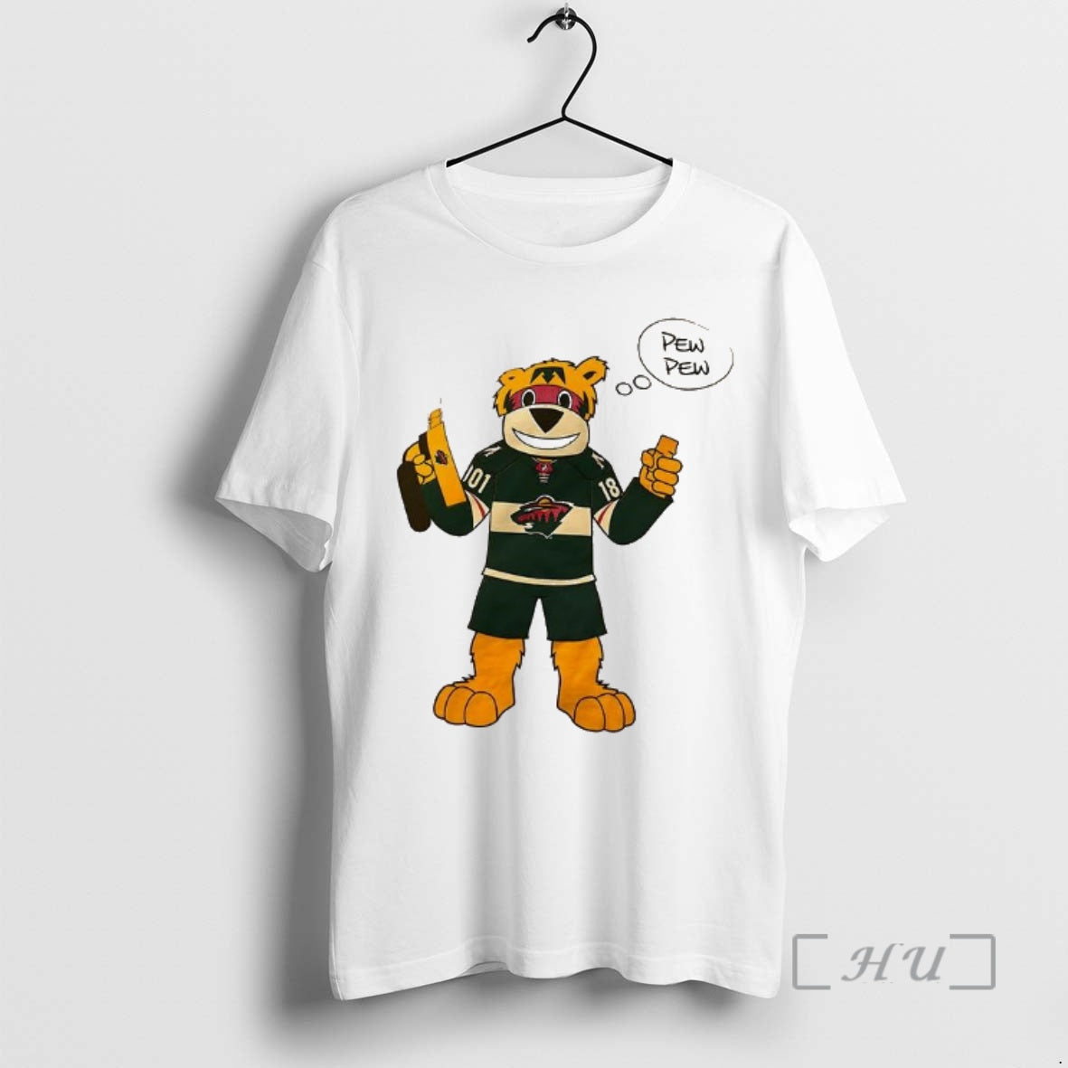 Officials Minnesota Wild Mascot Pew Pew