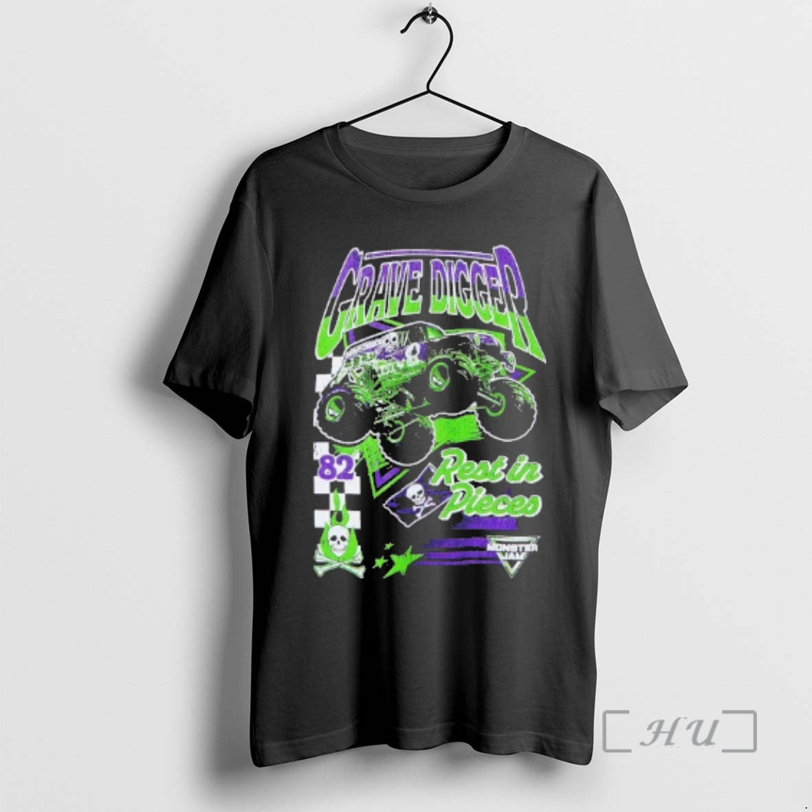 Officials Monster Jam Grave Digger Rest In Pieces