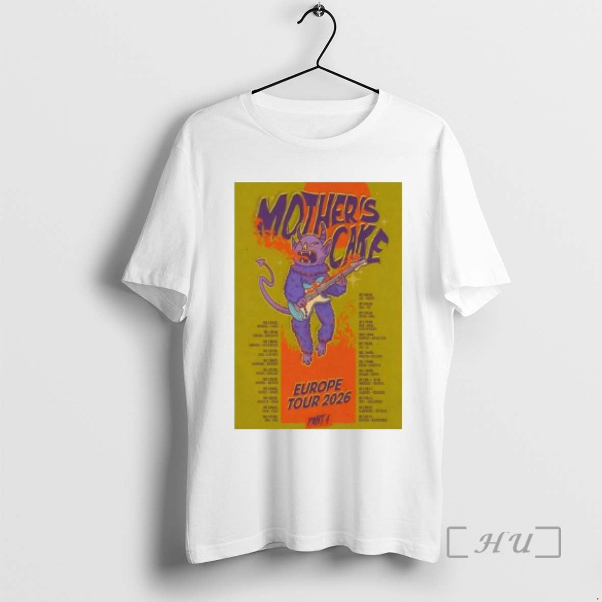 Officials Mothers Cake 2026 Europe Tour Circle White