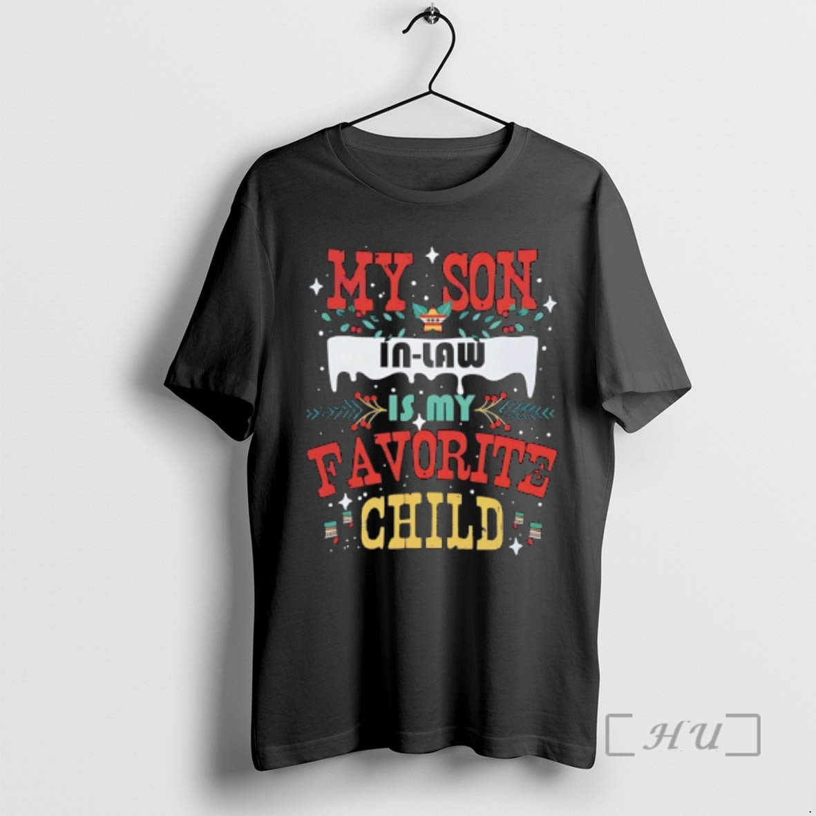 Officials My Son In Law Is My Favorite Child Christmas Item Premium T Shirts Sweater