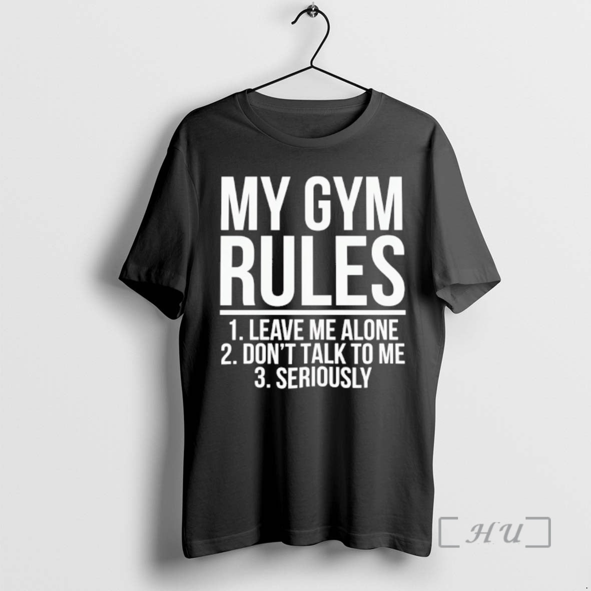 Officials My Gym Rules Leave Me Alone Dont Talk To Me Seriously Premium T Shirts