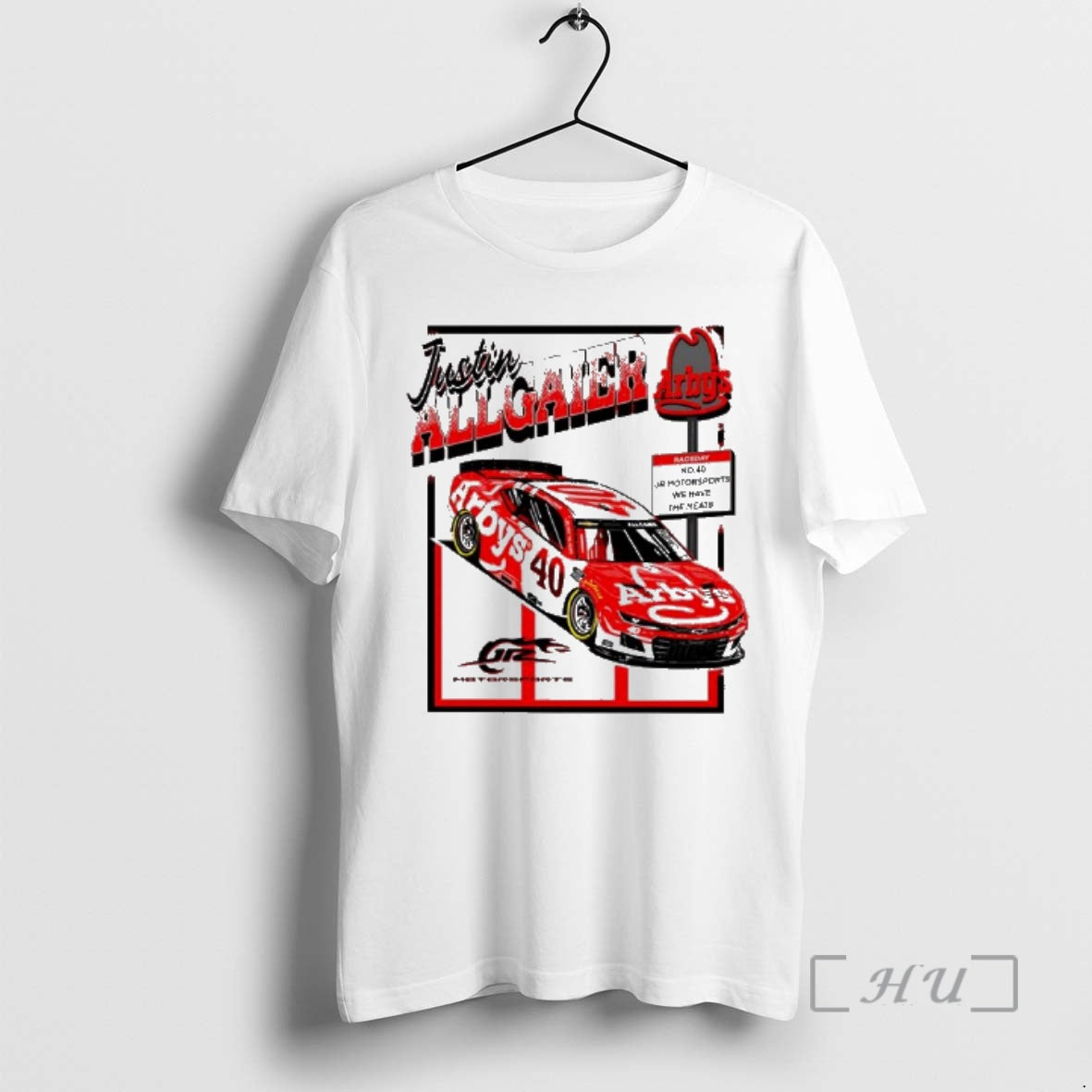 Officials Nascar Justin Allgaier Jr Motorsports Arbys Graphic