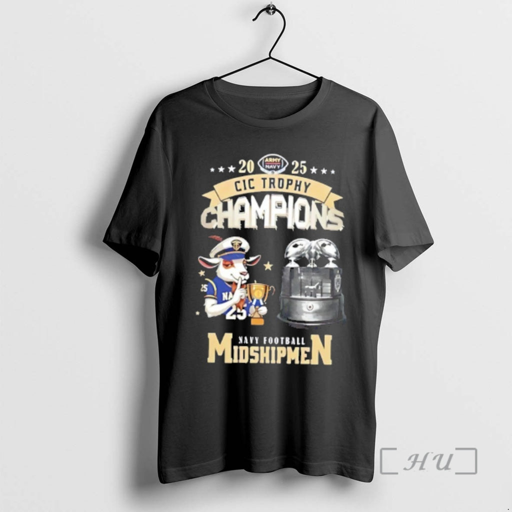 Officials Navy Midshipmen 2025 Cic Trophy Champions Mascot