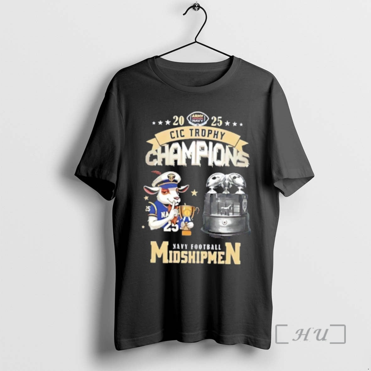 Officials Navy Midshipmen 2025 Cic Trophy Champions Mascot