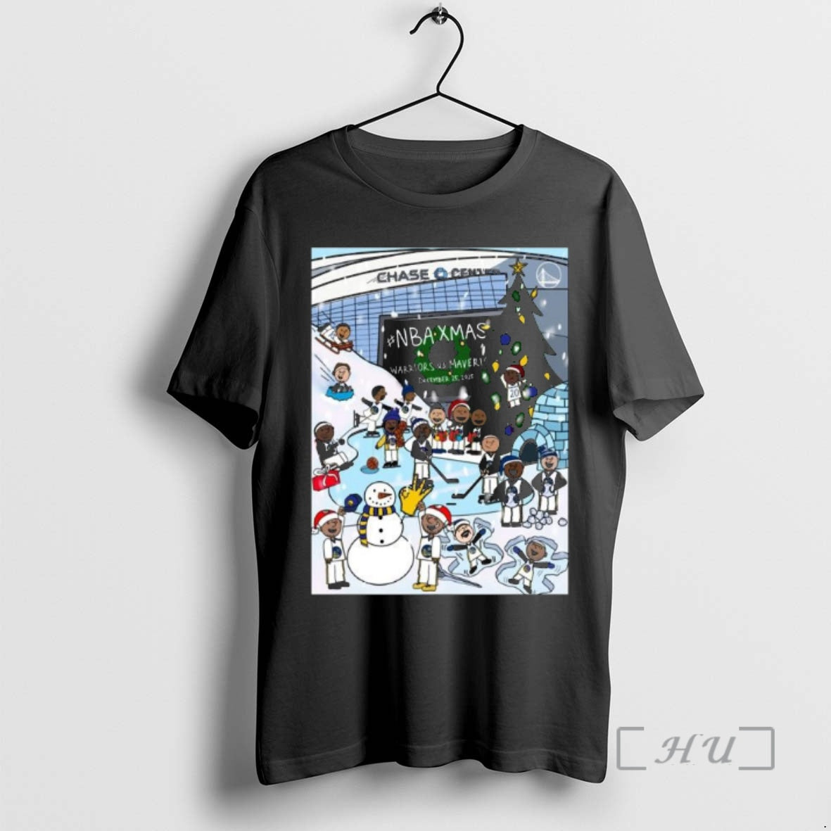Officials Nba Xmas Warriors Vs Mavericks On December 25 2025 Chase Center Premium T Shirts
