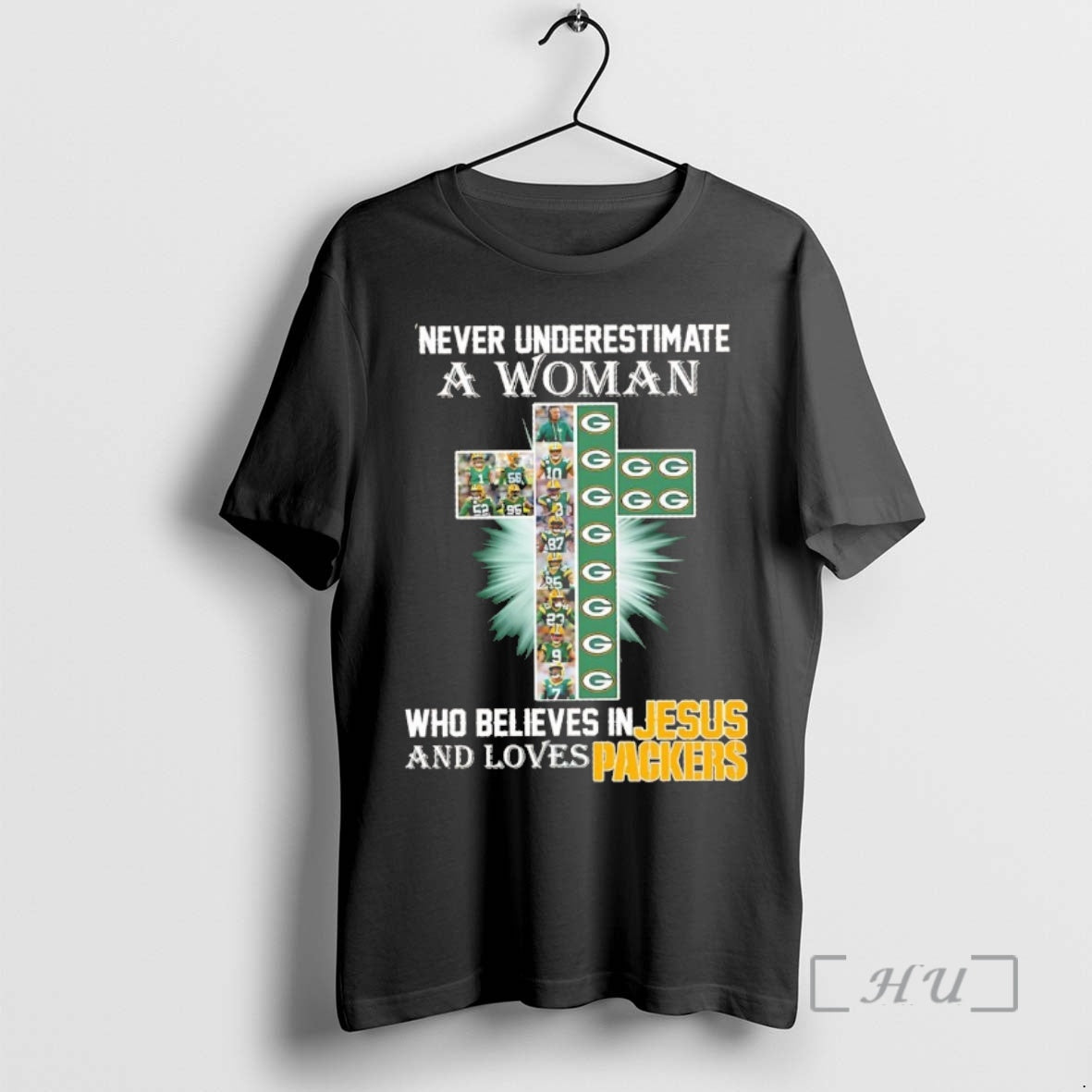 Officials Never Underestimate A Woman Who Believe In Jesus Loves Green Bay Packers Chriast Premium
