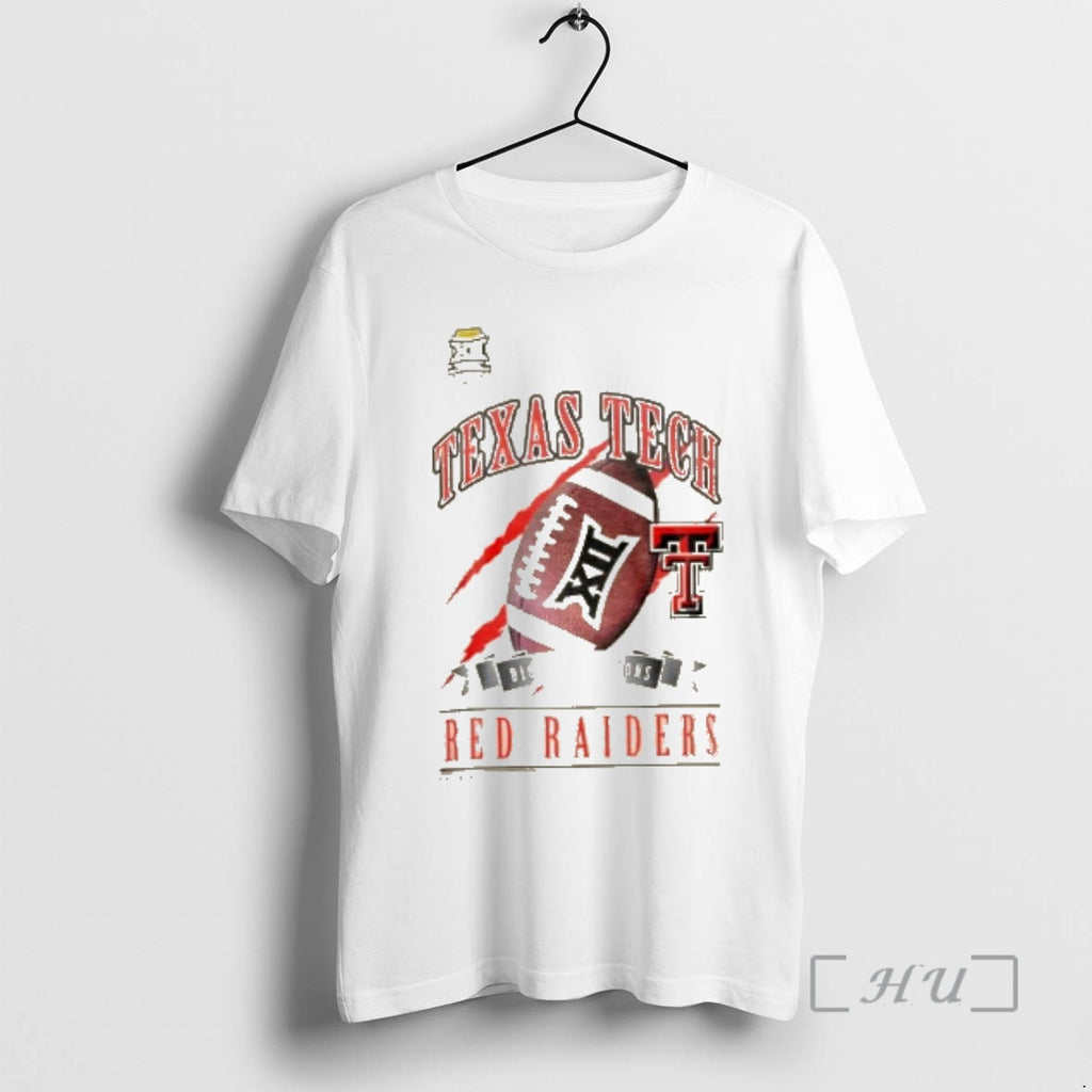 Officials New Era White Texas Tech Red Raiders 2025 Big 12 Football Champions Locker Room