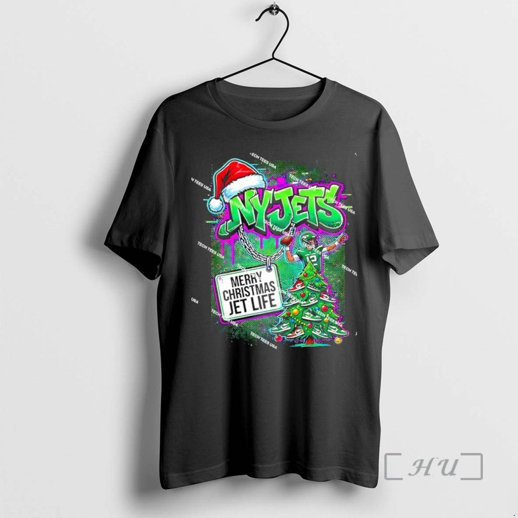 Officials New York Jets Football Merry Christmas Jet Life Holiday