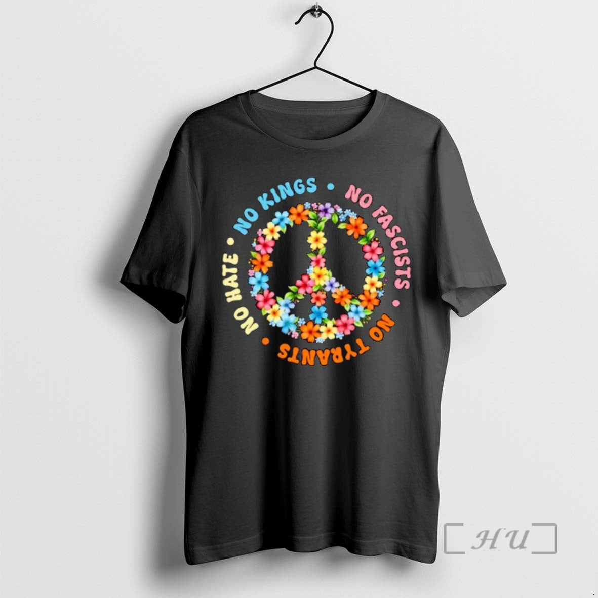 Officials No Kings No Fascists No Tyrants No Hate Flower Ornaments Premium T Shirts Sweater