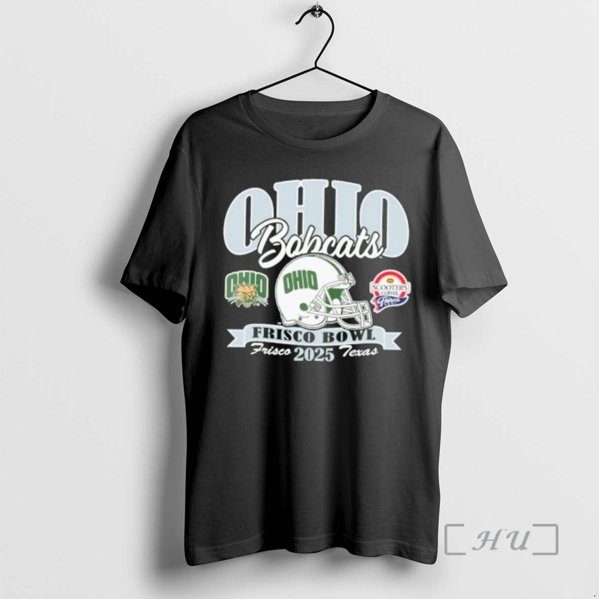 Officials Ohio Bobcats 2025 Scooters Coffee Frisco Bowl Helmet