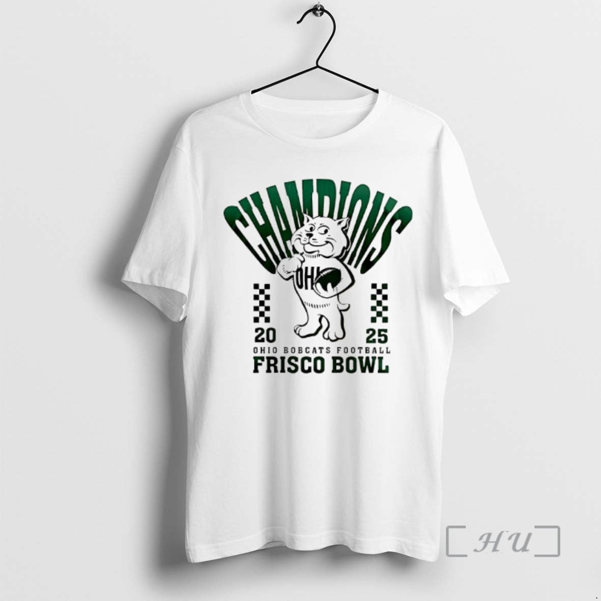Officials Ohio Bobcats Football Frisco Bowl Champions 2025 Mascot