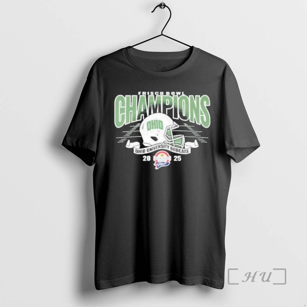 Officials Ohio University Bobcats Football 2025 Scooters Coffee Frisco Bowl Champions Premium T Shirts Sweater