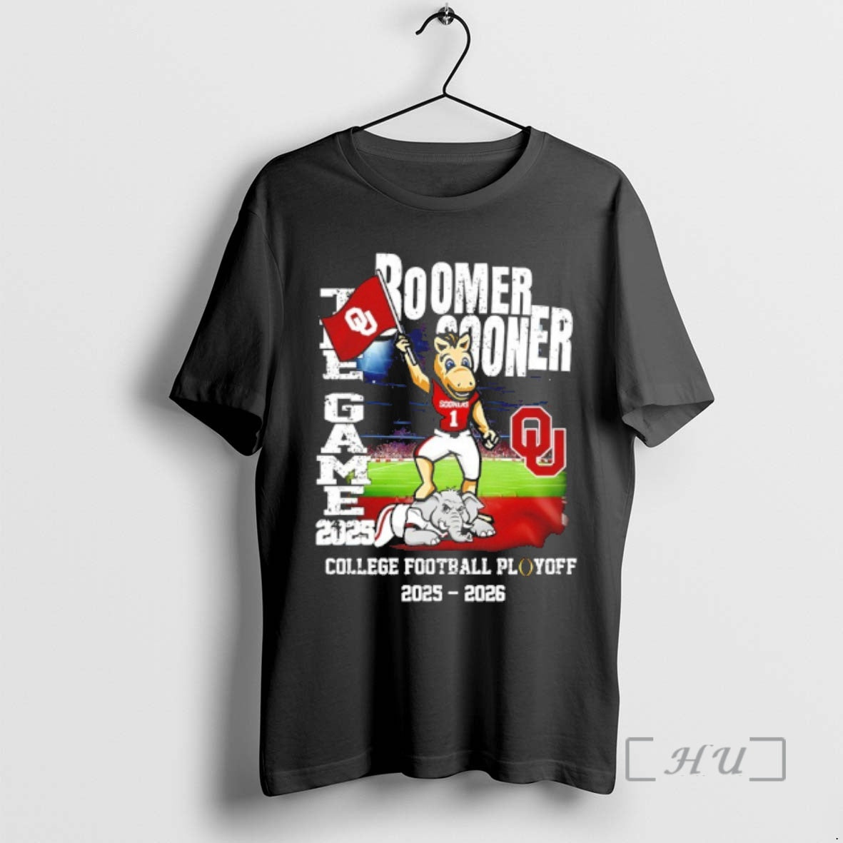 Officials Oklahoma Sooners Boomer Sooner The Game 2025 26 Cfp Beat Alabama Premium T Shirts