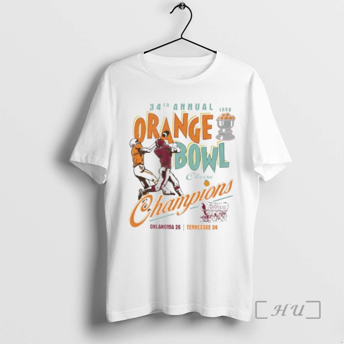Officials Oklahoma Sooners Orange Bowl Classic Champions 1968