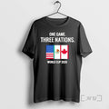 Officials One Game Three Nations World Cup 2026 Usa Canada And Mexico Flag Premium