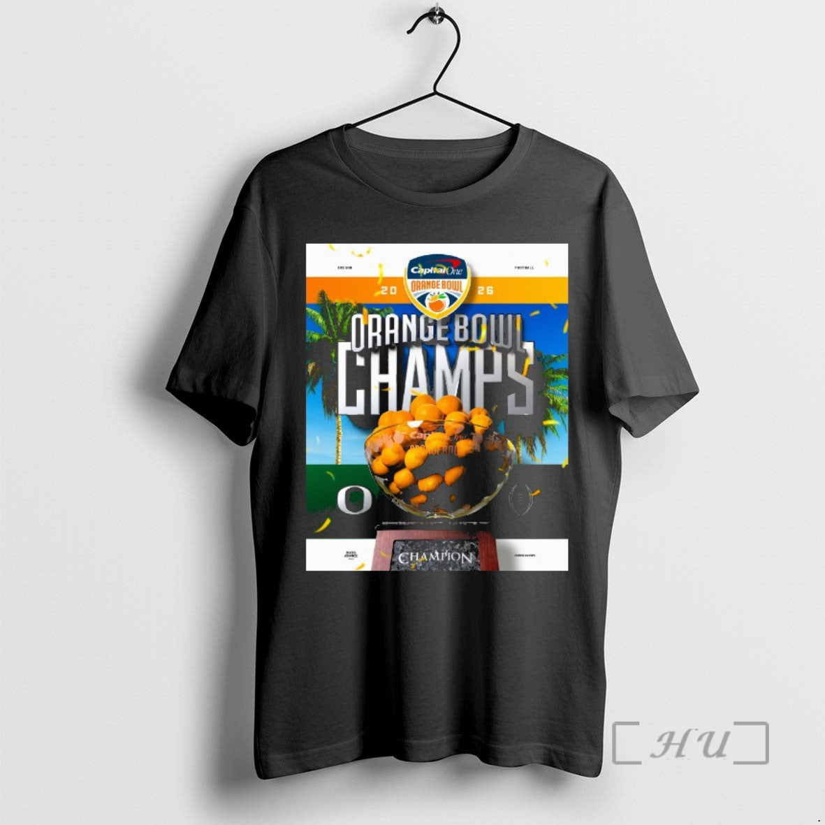 Officials Oregon Defeated Texas Tech 2026 Capital One Orange Bowl Champions Premium T Shirts Sweater