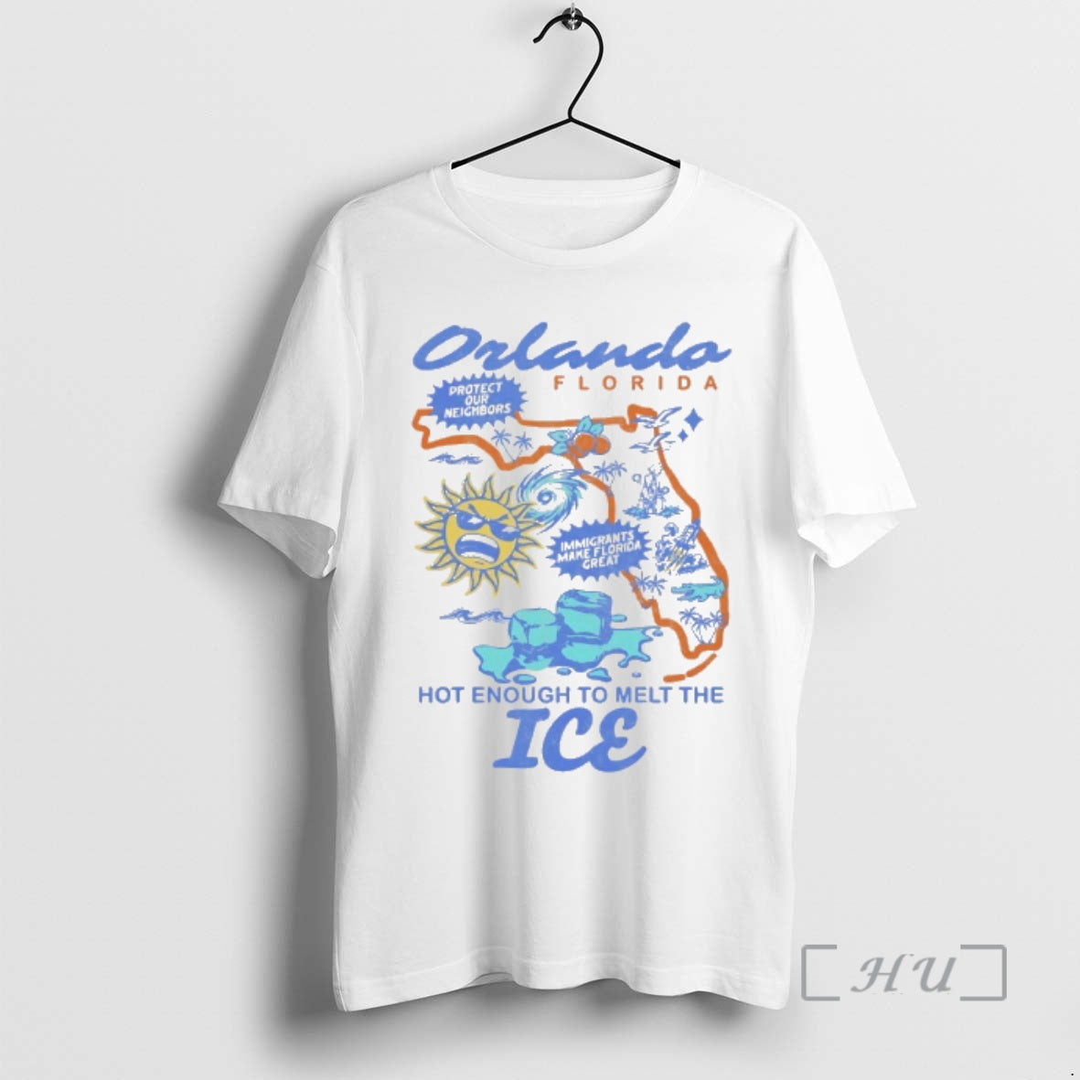 Officials Orlando Florida Lost Bros Hot Enough To Melt The Ice Premium T Shirts Sweater