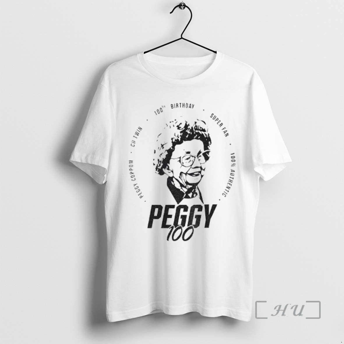 Officials Peggy Coppom Cu Twin 100th Birthday Super Fan 100 Peggy 100 Premium T Shirts