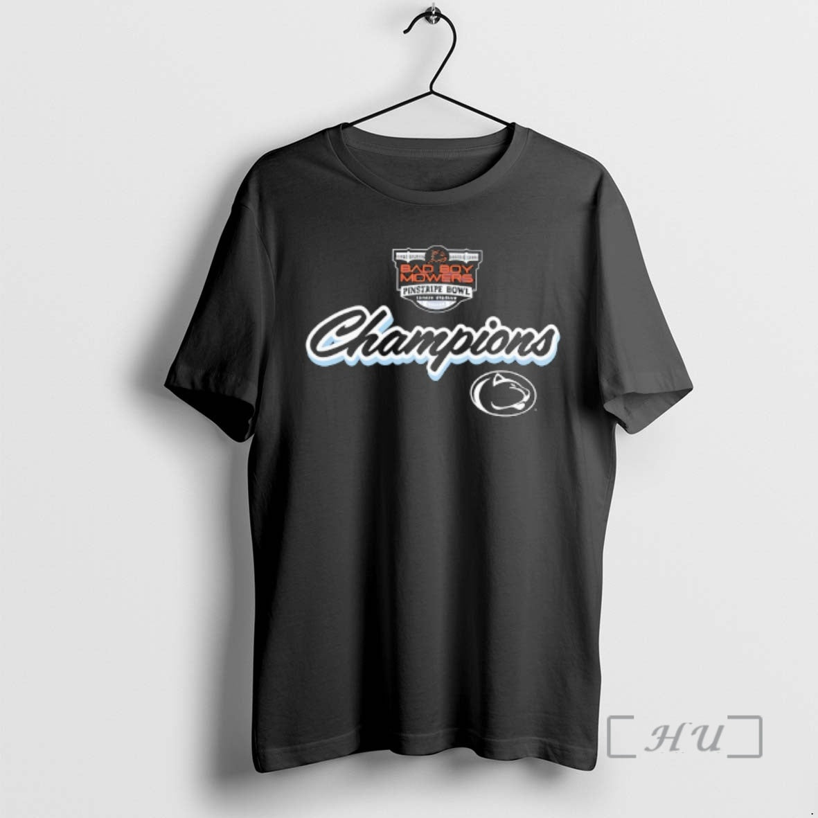 Officials Penn State Nittany Lions Bad Boy Mowers Pinstripe Bowl Champions 2025 Premium T Shirts