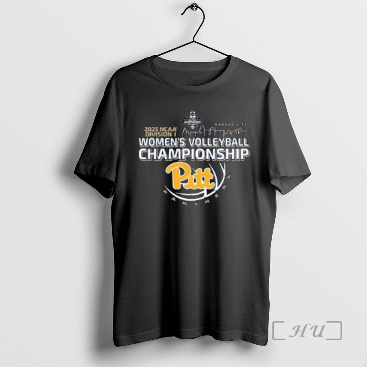 Officials Pitt Panthers Womens Volleyball Championships 2025 Ncaa Division I Circle Black Premium T Shirts