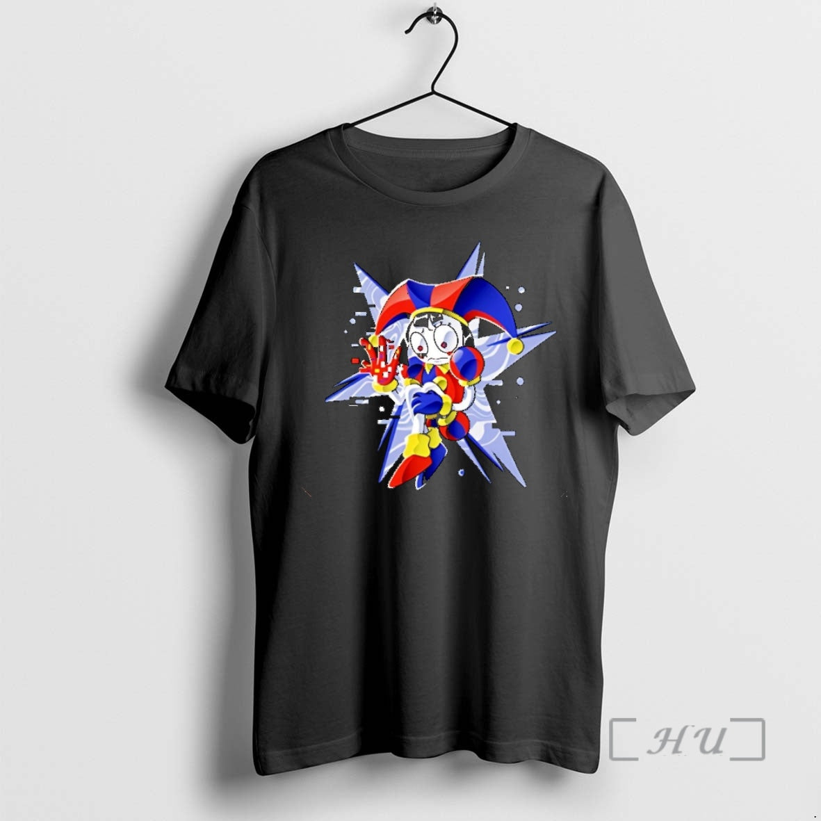 Officials Pixel Jester Retro Glitch Art Christmas