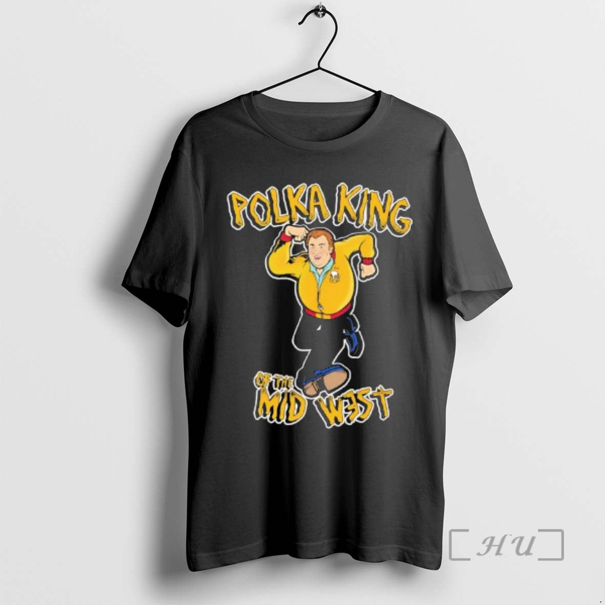 Officials Polka King Gus From The Kenosha Kickers Of The Mid West Premium T Shirts