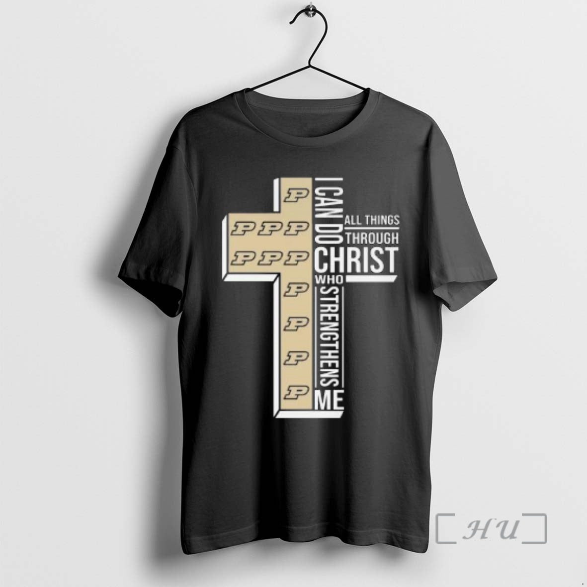 Officials Purdue Boilermakers I Can Do All Things Through Christ Who Strengthens Me Cross Circle