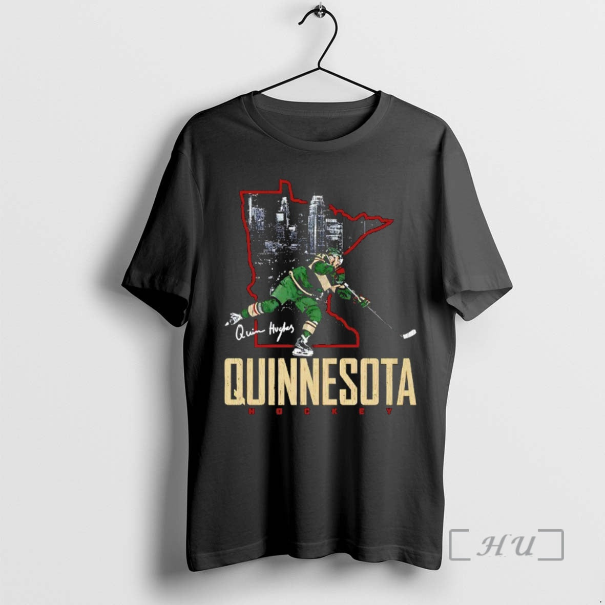 Officials Quinn Hughes Minnesota Wild Hockey Quinnesota State