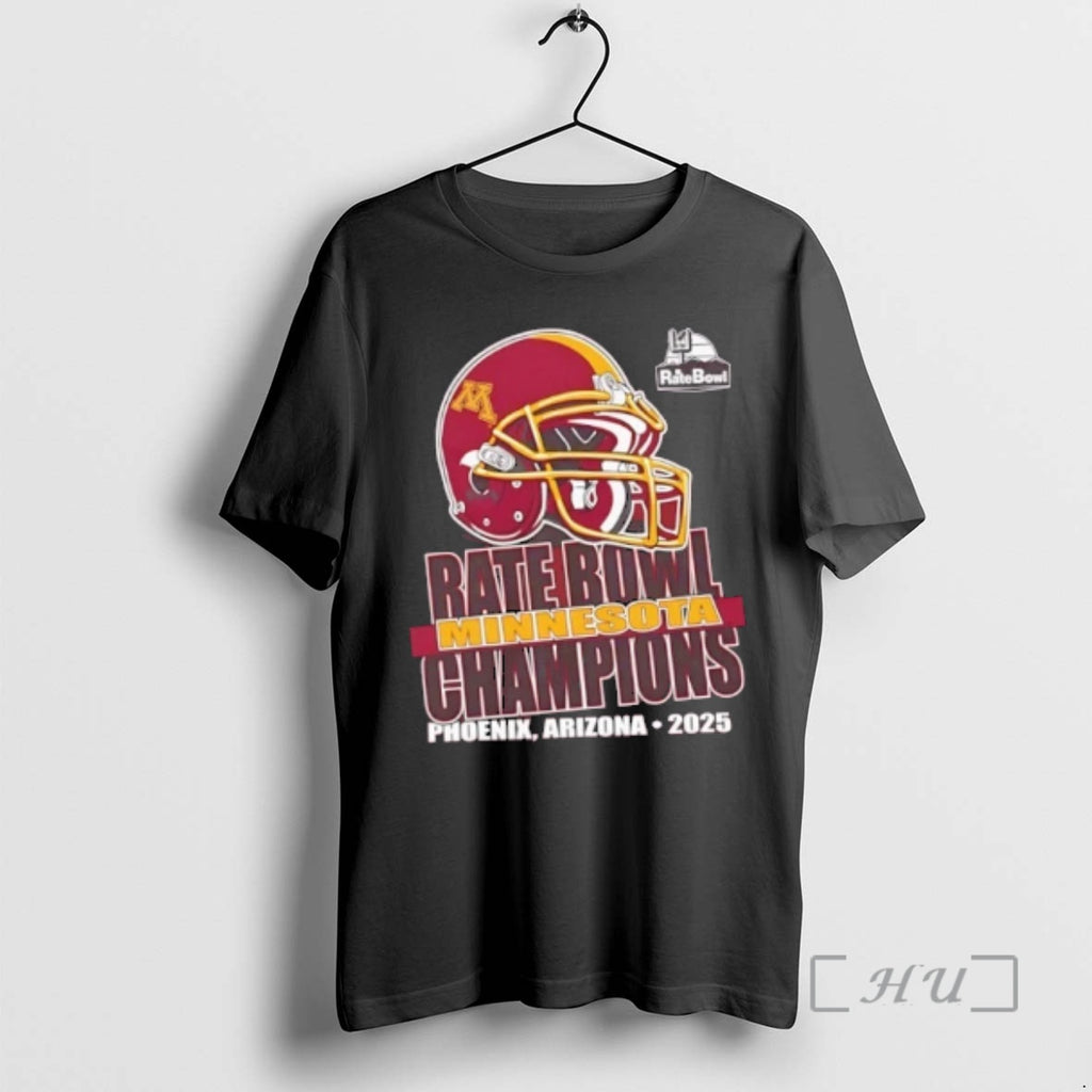 Officials Rate Bowl 2025 University Of Minnesota Golden Gophers Champions Hsirt Premium T Shirts Sweater