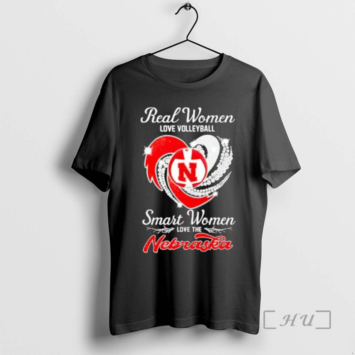 Officials Real Women Love Volleyball Smart Women Love The Nebraska Graphic Premium T Shirts Sweater