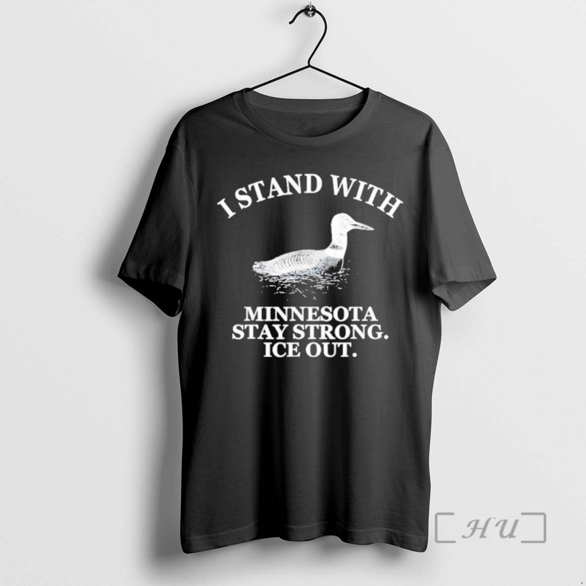 Officials Rebel Alliance Loon I Stand With Minnesota Stay Strong Ice Out Premium T Shirts