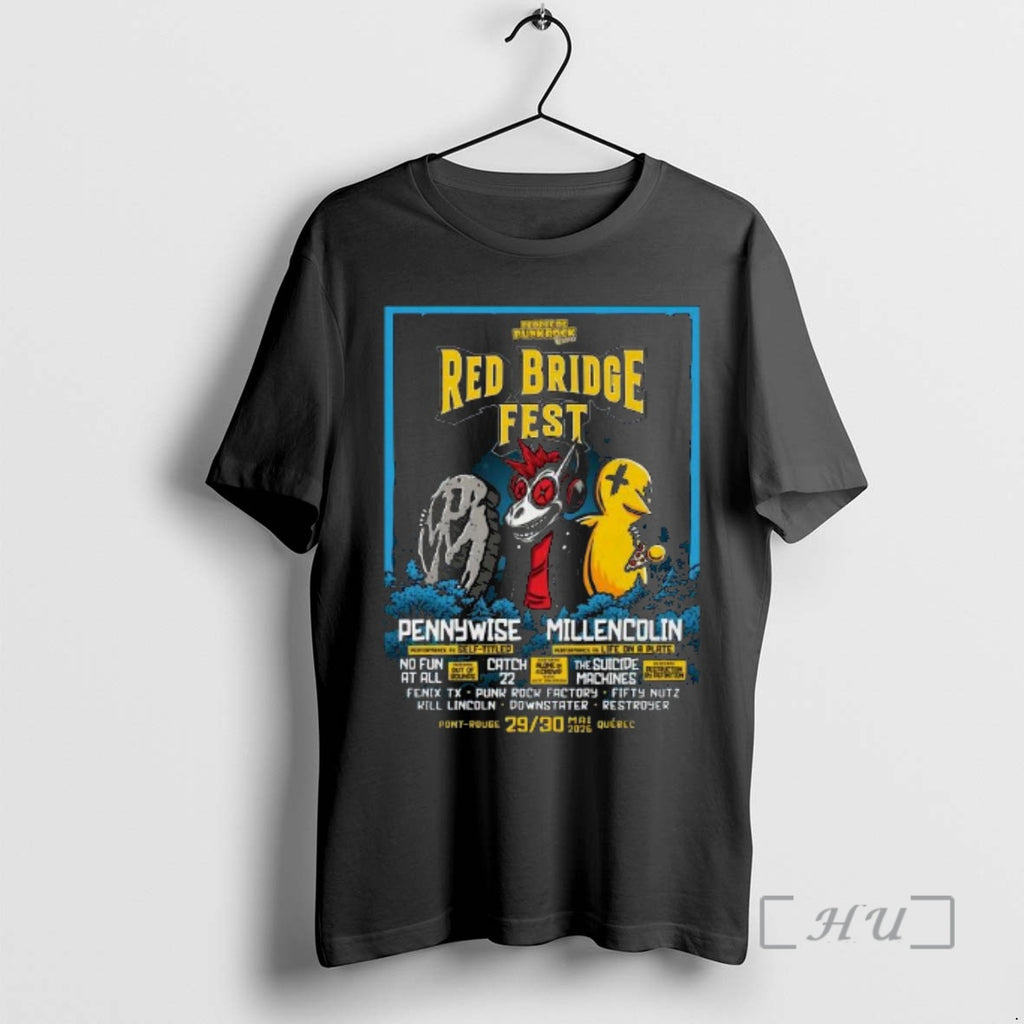 Officials Red Bridge Fest May 29 30 2026 Pont Rouge Quebec Premium T Shirts Sweater