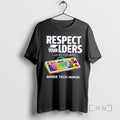 Officials Respect Your Elders Rgb Keyboard Gamer Tech Humor