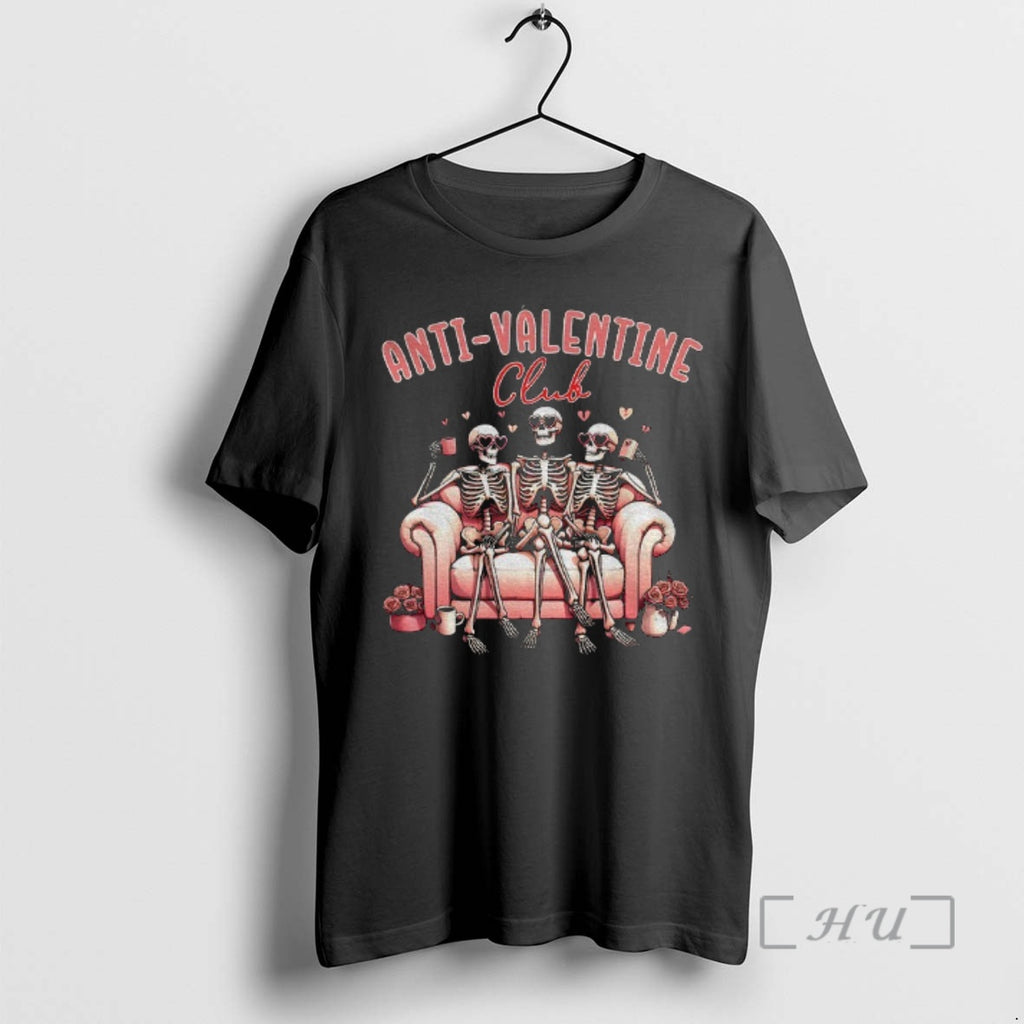 Officials Retro Skeleton Anti Valentine Club