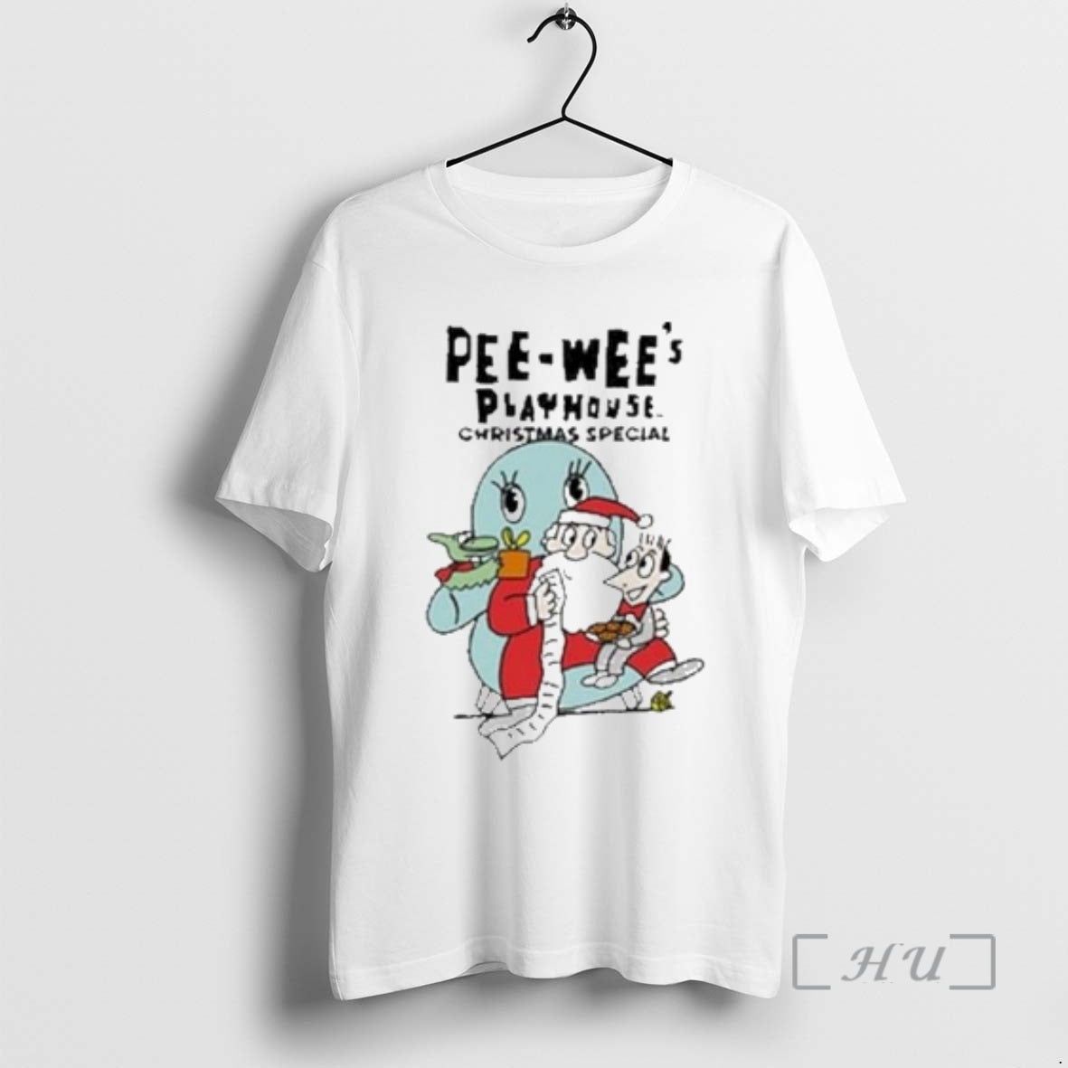 Officials Retrokid Pee Wees Playhouse Christmas Circle White