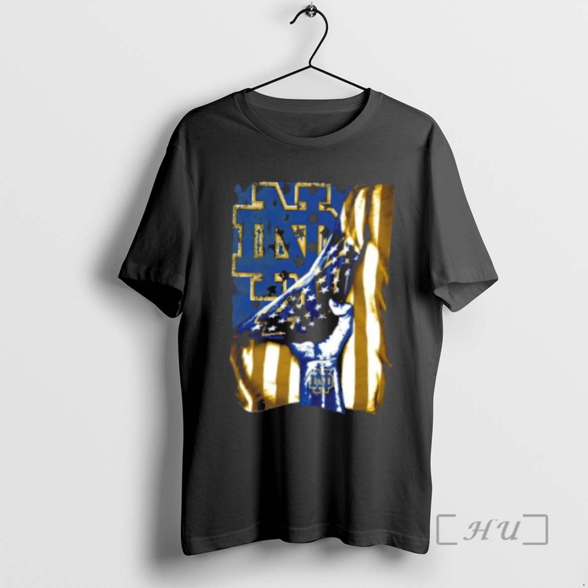 Officials Revealing The Glory Notre Dame Fighting Irish X Usa Flag Premium T Shirts Sweater