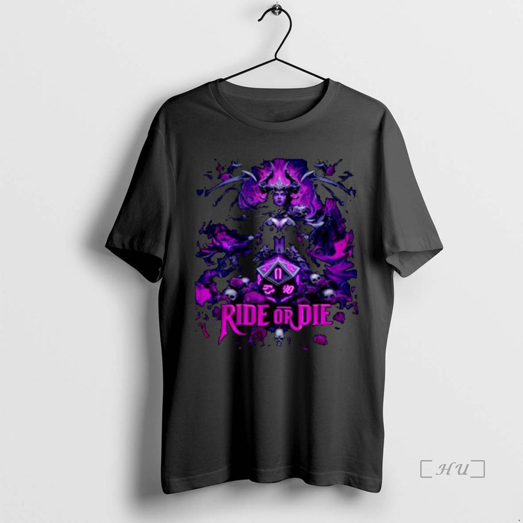 Officials Ride Or Die Demoness Skull Dnd Gaming Ornaments