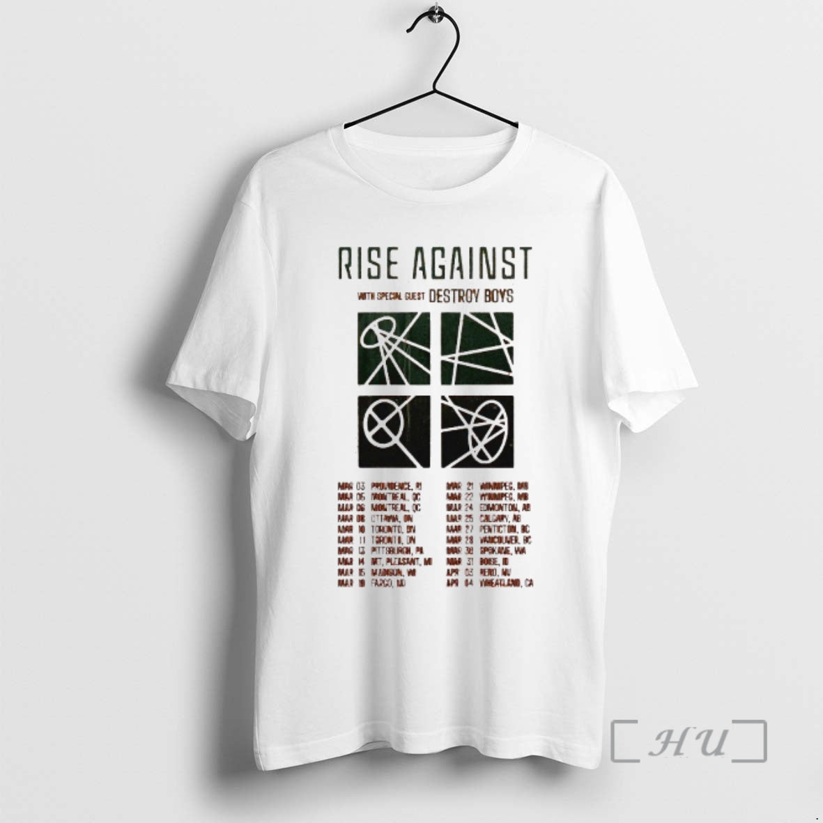 Officials Rise Against Detroy Boys 2026 North America Tour Dates