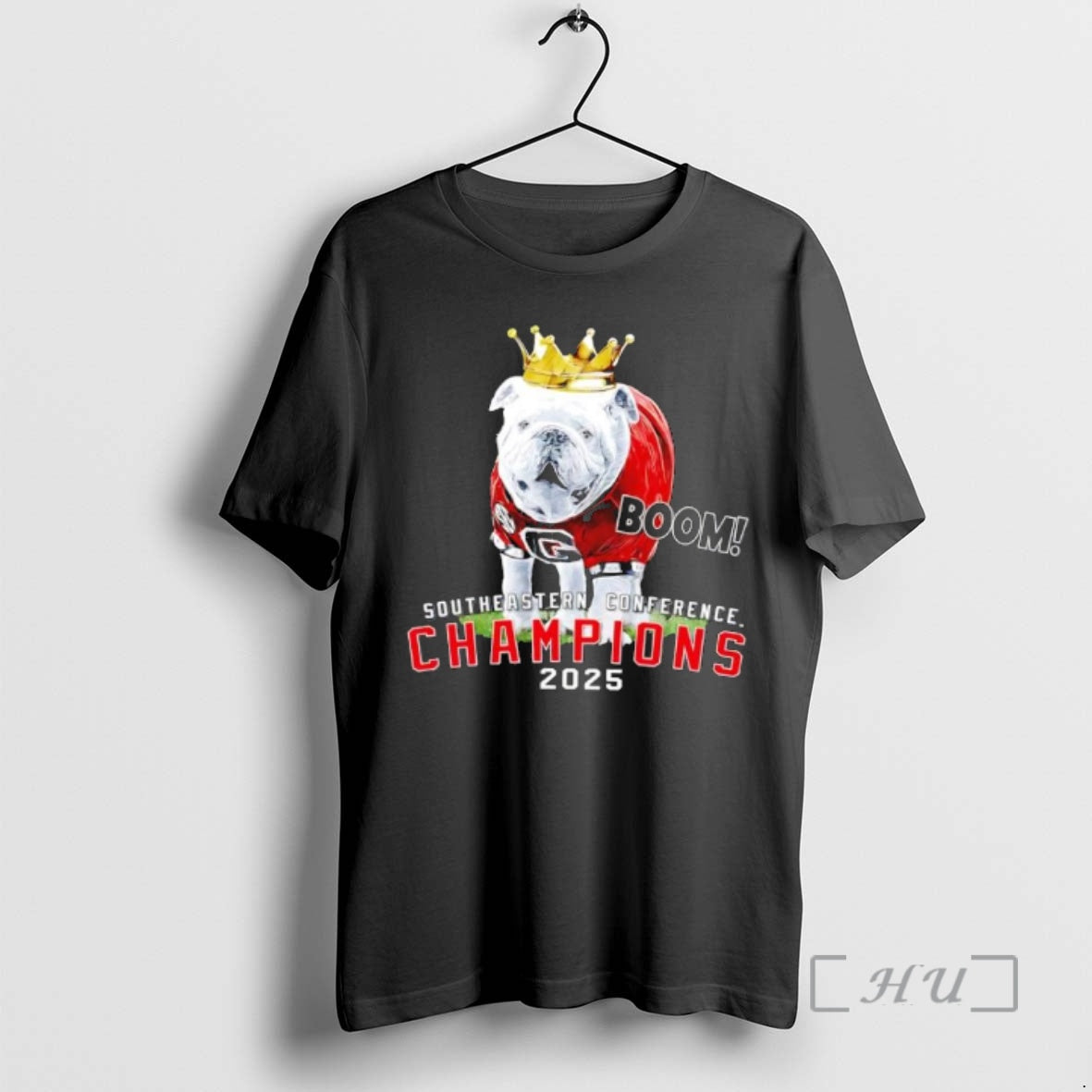 Officials Sec Champions 2025 Georgia Bulldogs Mascot Crown