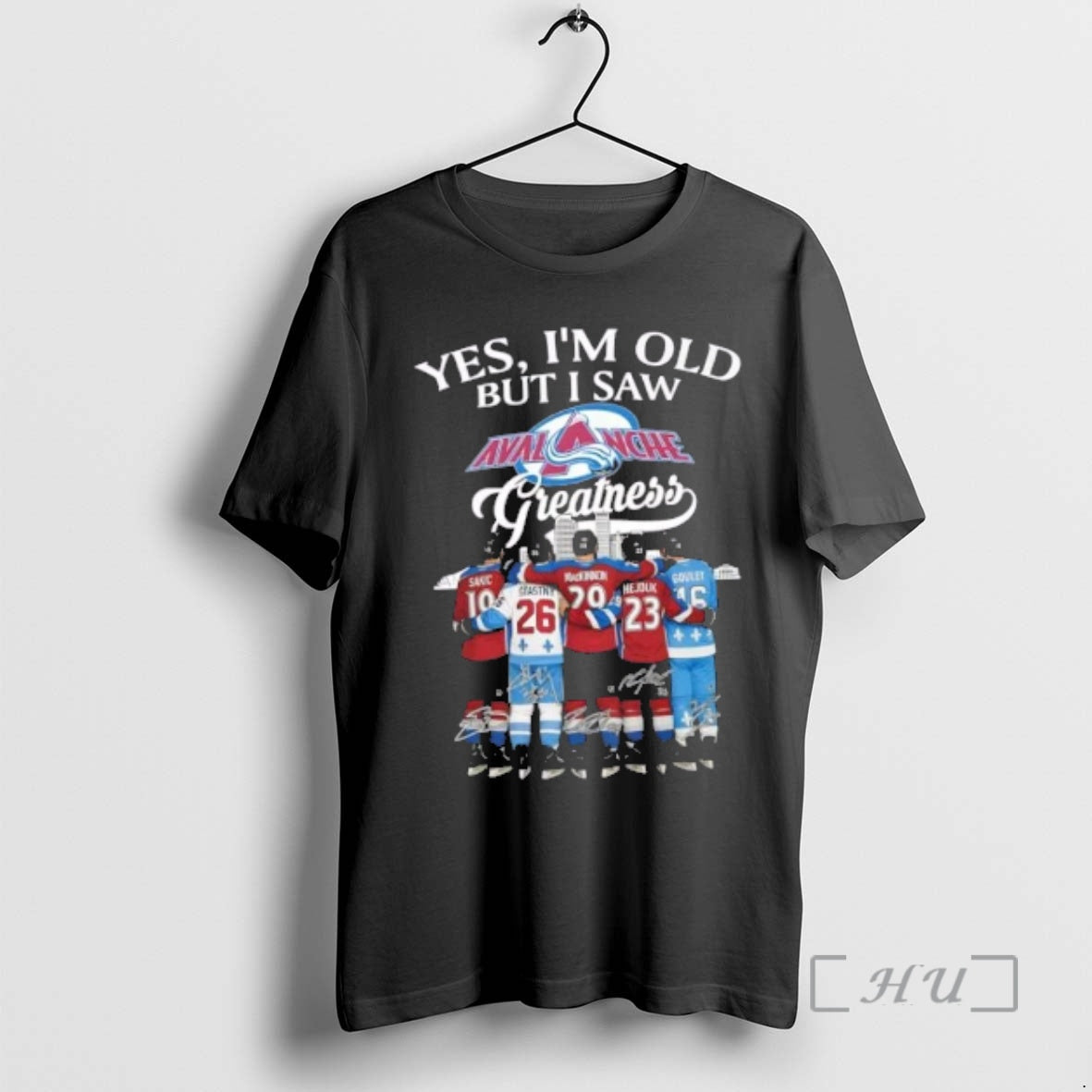 Officials Sakic Stastny Mackinnon Hejduk Goulet Yes Im Old But I Saw Colorado Avalanche Greatness
