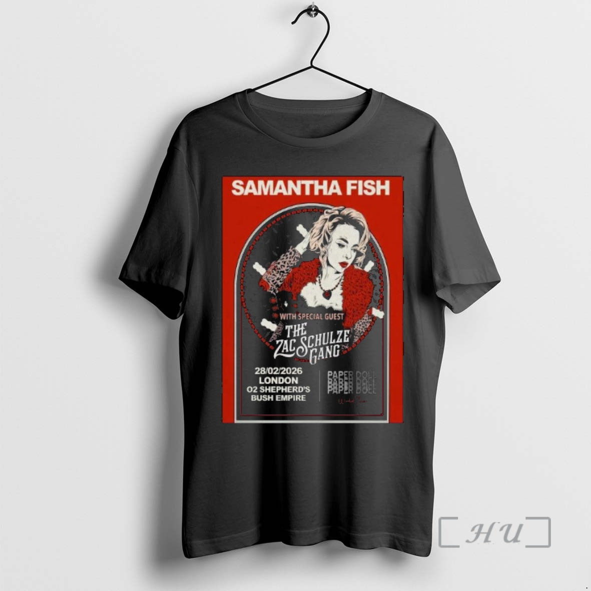 Officials Samantha Fish Paper Doll World Tour London Feb 28 2026 Premium T Shirts Sweater